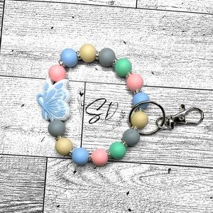 Silicone Wristlet keychain